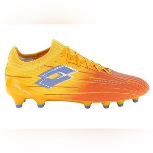 Lotto Solista 200 IX FG Soccer Cleats Ray Yellow Melon Orange Men 10/Women11 NWT